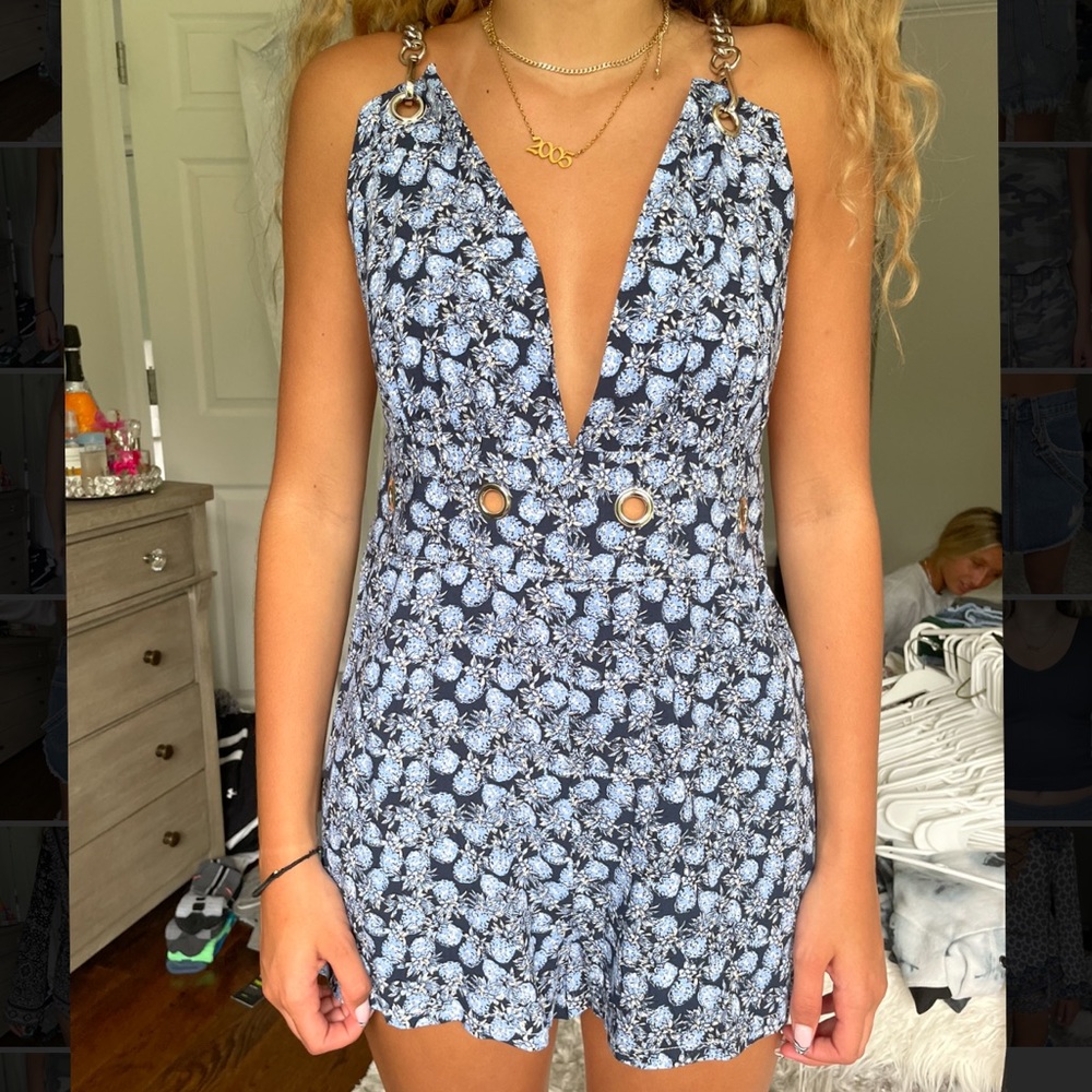 Chain Strap Romper